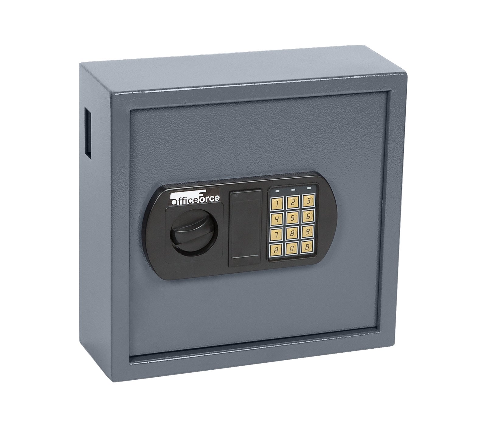 Caja Fuerte para Llaves con Código y Llave de Emergencia | Armario de Llaves para 25 Llaves con Ranura de Depósito | Caja de Seguridad de Pared, Acero 4mm, Ganchos Ajustables