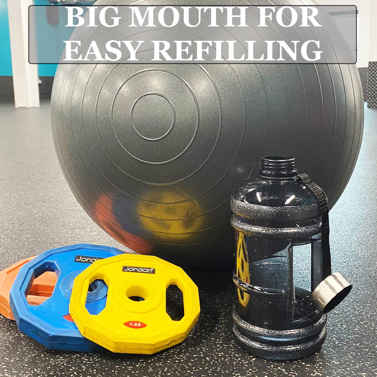 Large 2.2L Water Bottle - Leakproof & BPA Free -4 Large 2.2L Water Bottle - Leakproof & BPA Free -4
