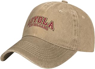 Loyola University New Orleans Logo Hat Adjustable Baseball Cap Cotton Cowboy Hat, Fashionable for Man Woman