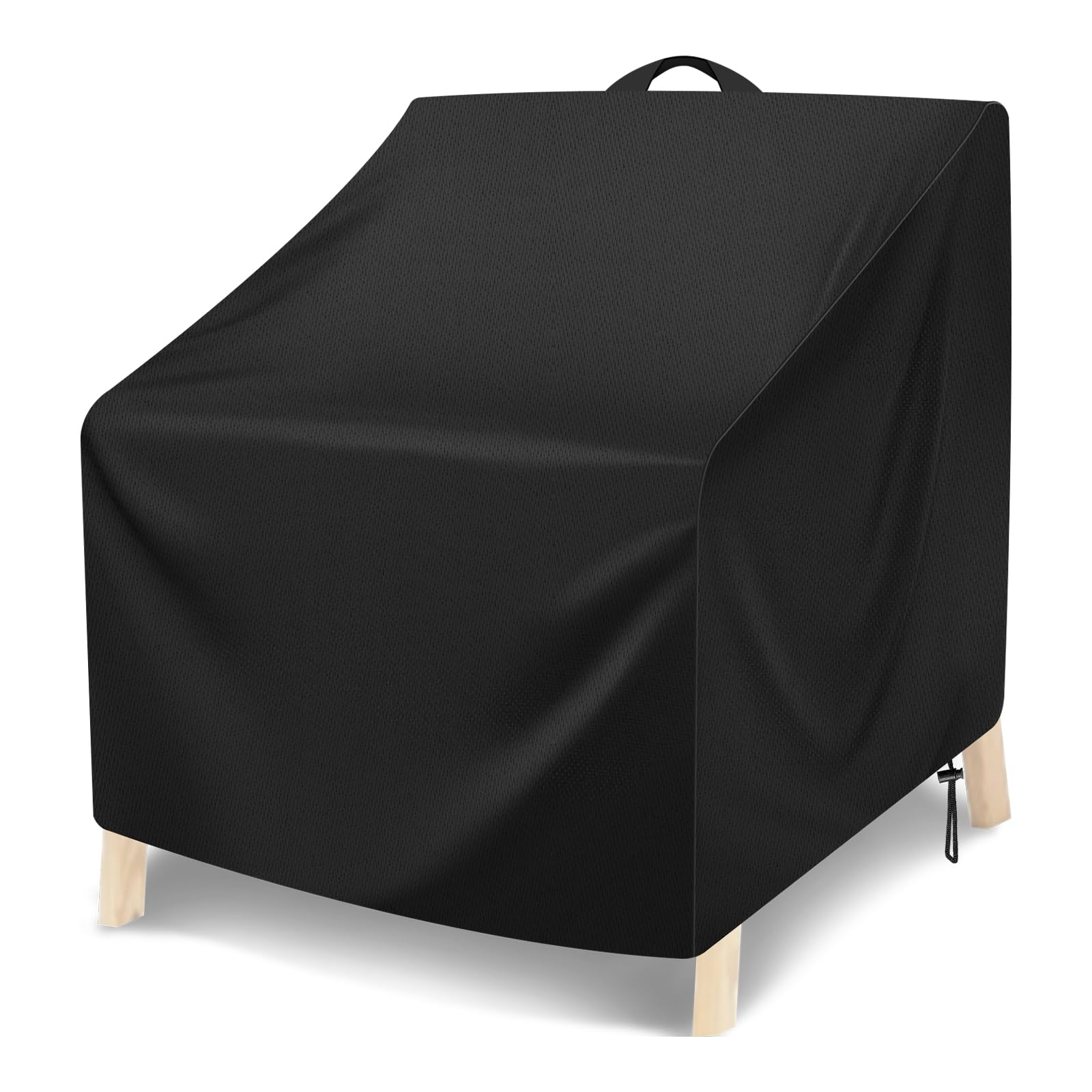 Housse de Protection pour Jardin, 102Lx109Wx124H cm Oxford 420D Housse Fauteuil Jardin Adirondack, Imperméable Anti-UV Housse Chaise de Jardins