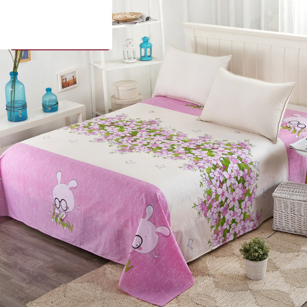 Feuilles de coton pour lit 200x230cm un drap mignon pour chambre cocooning