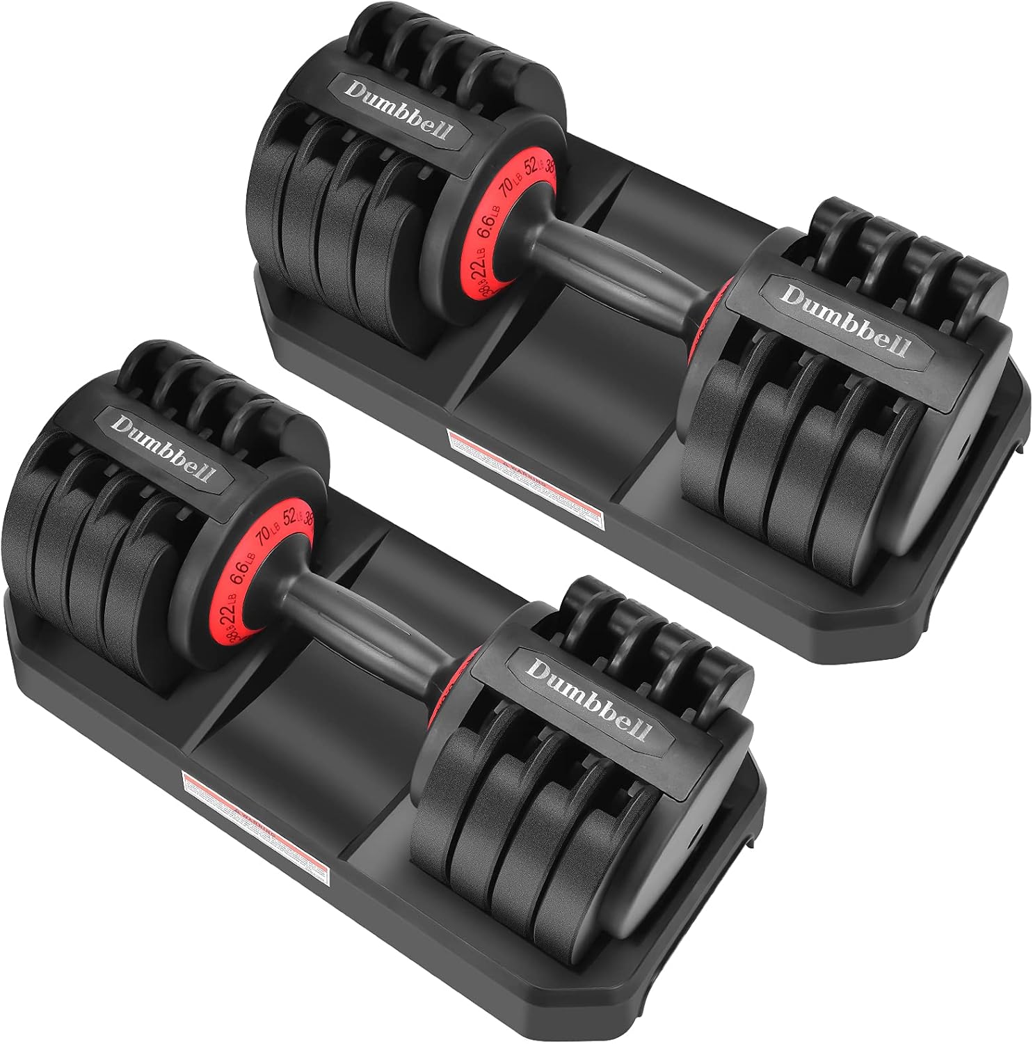 Adjustable Dumbbell Set with 70lbs Weights, Fast Hungary Ubuy