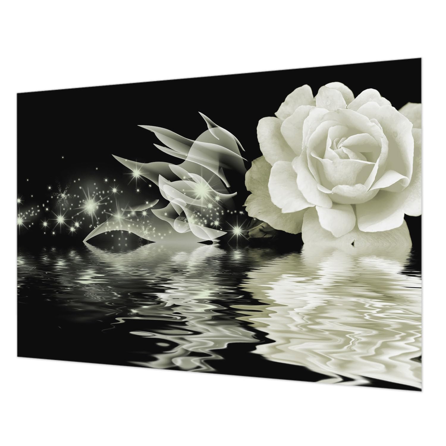 Papier peint panoramique rose lumineuse pour créer une chambre à coucher cocooning Tulup