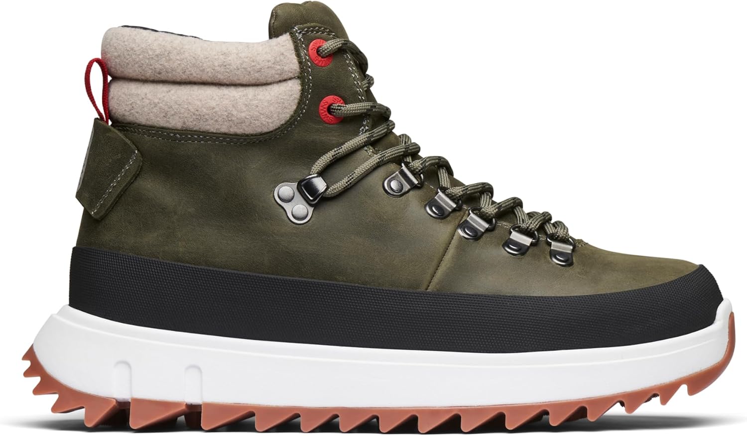 SWIMS Men's Fjell Waterproof Hiking Boot, Salt Stain Resistant Leather Outdoor Winter Shoe