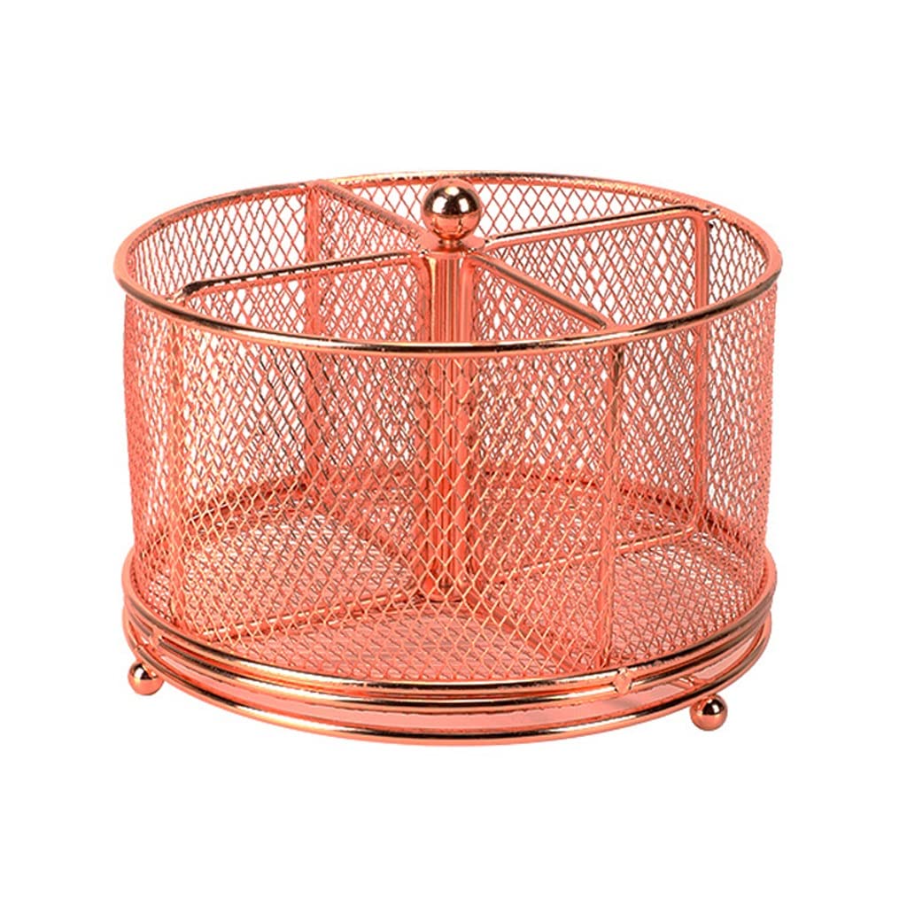 Stifthalter für den Schreibtisch, Bleistift- und Stifthalter mit 4 Fächern, 360-Grad-Spinn-Desktop-Organizer