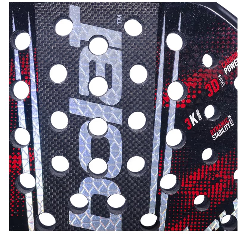 Babolat,t Technical Viper 3.0 Pala de Padel (Negro/Rojo)
