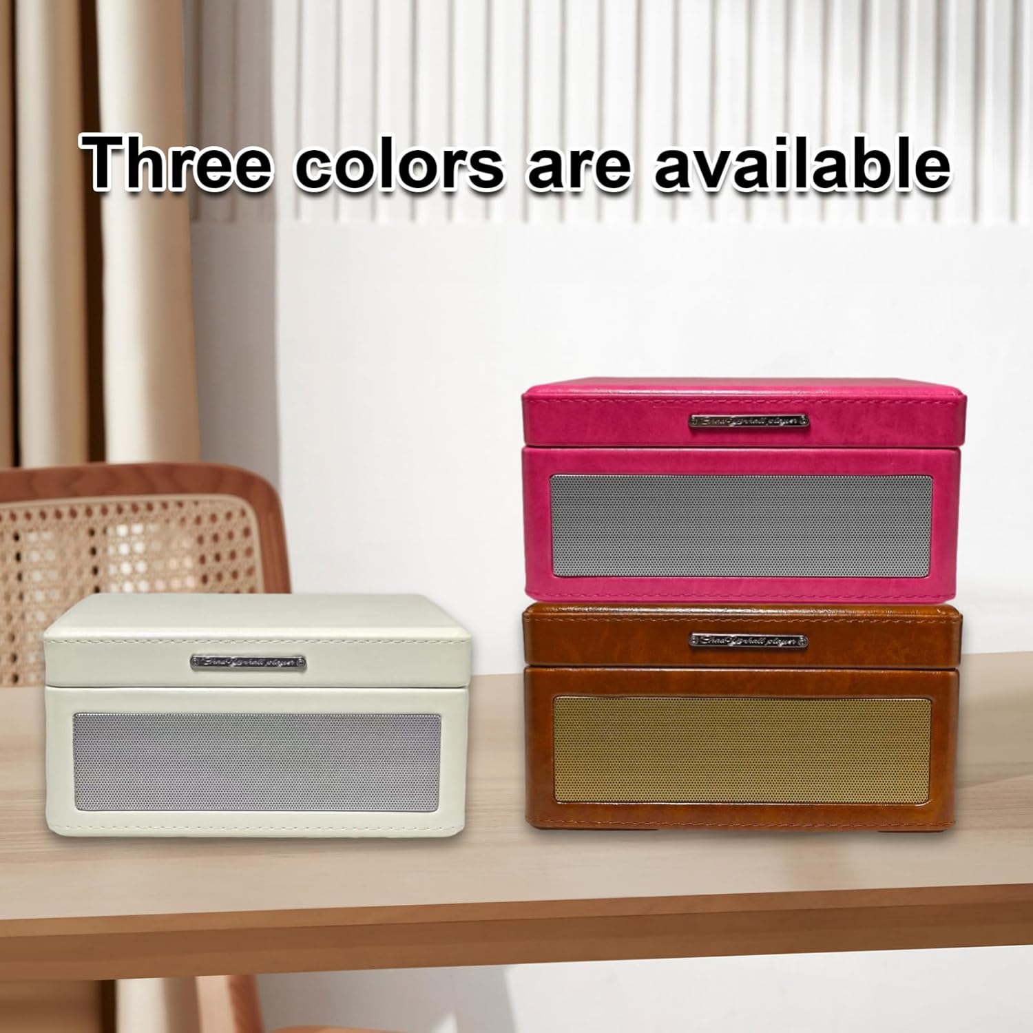 मागील view of the CD player showing various input/output ports: Headphone, AUX IN, TF card slot, Type-C charging port, and USB port.