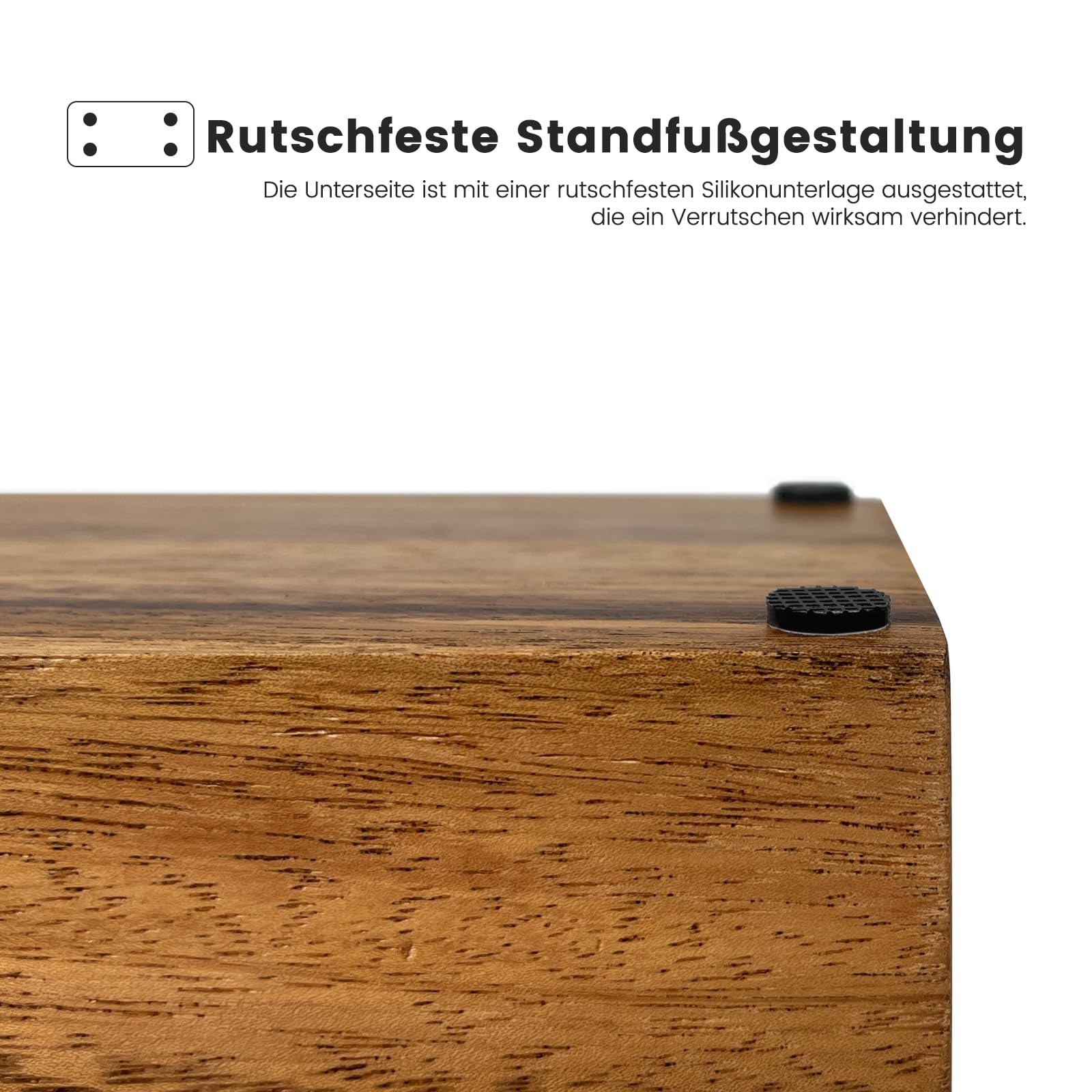 NOTSEK Tamperstation 54mm Holz, Tamper Station aus Walnussholz für Siebträger 51mm 54mm, Tamping Station für Espresso Kaffeemaschine Barista Zubehör