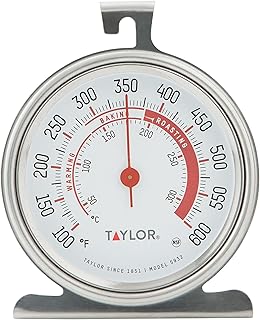 Termômetro de forno de cozinha taylor 5932 mostrador de 82 cm aço i