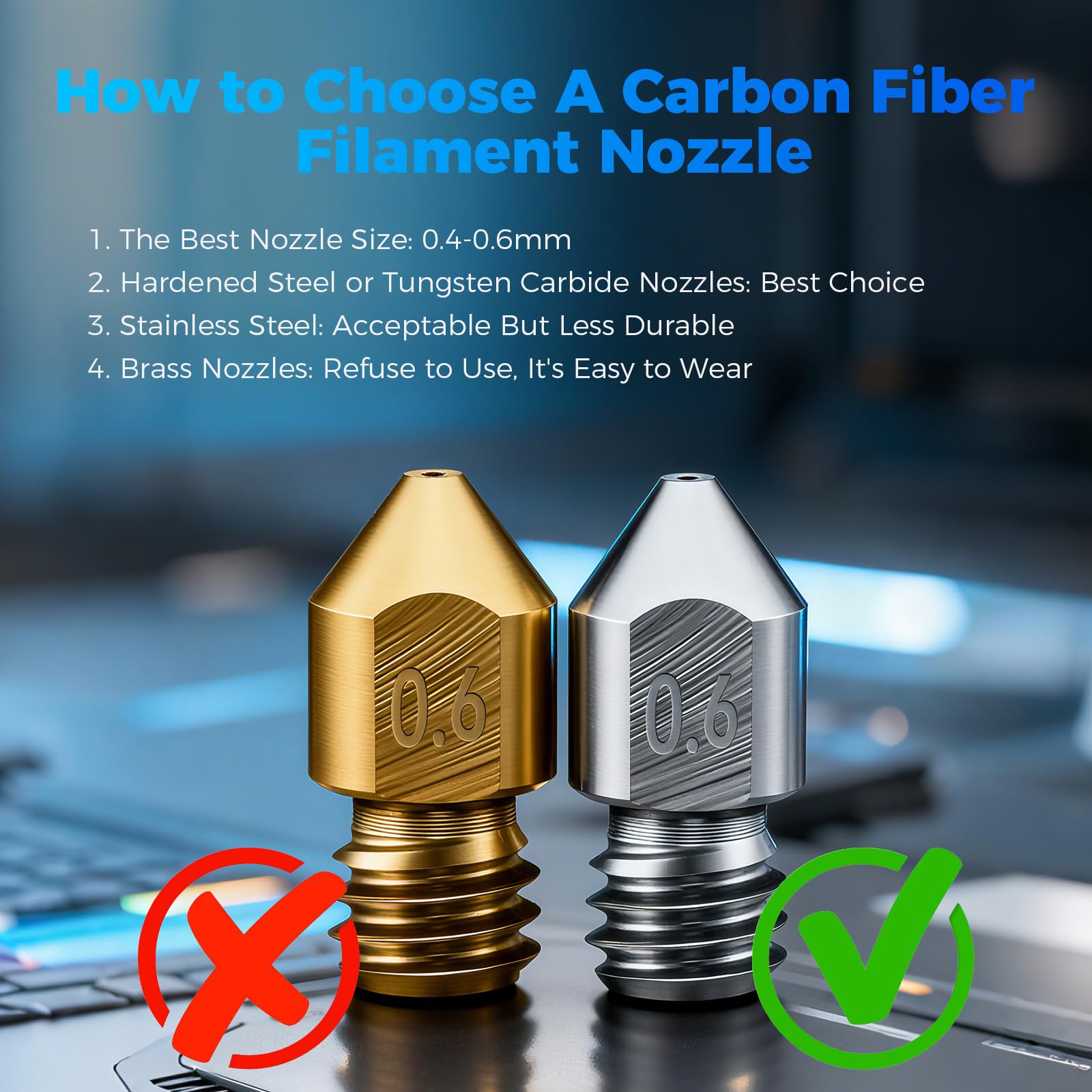 IEMAI PC-CF 3D Printer Filament 1.75mm Matte Black 1KG, Carbon Fiber Reinforced Polycarbonate Superior Strength & Rigidity, Impact & High-Temperature Resistant for Industrial Parts