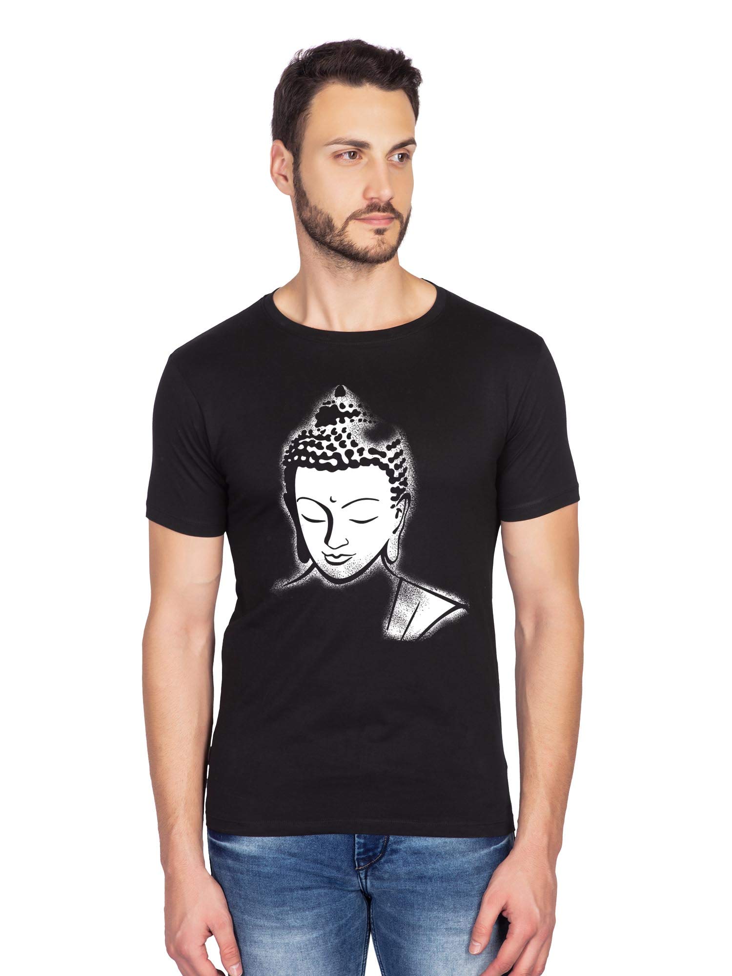 bluehaaatGlow in Dark Avengers End Game Graphics Printed Cotton Gym Tshirt for Men