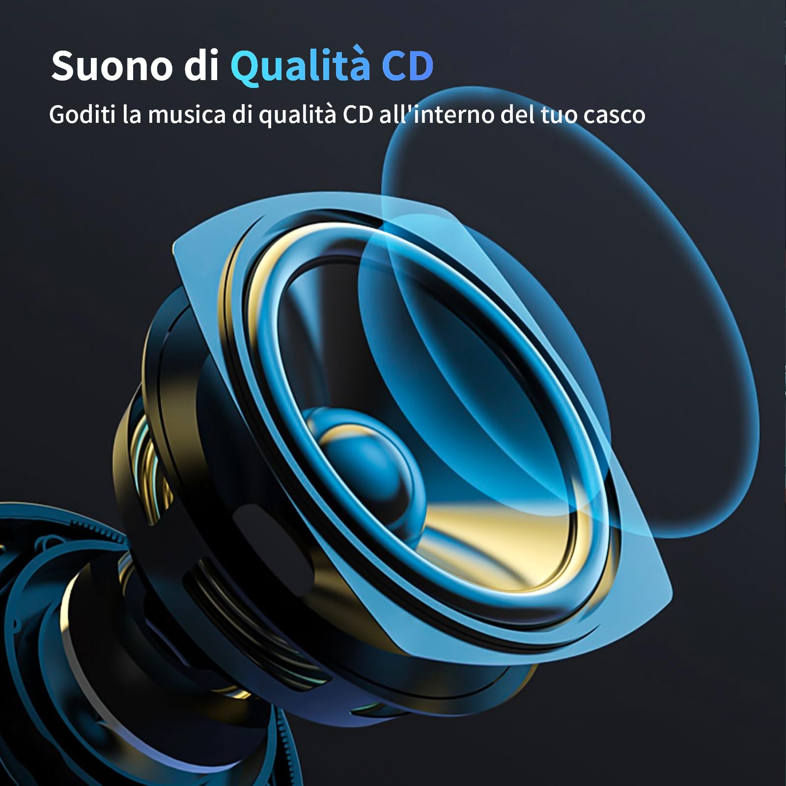 Fodsports M1-S PRO Interfono Moto V2.1, Interfono Casco Moto da 2000m per 8 Motociclisti, 5.0 Bluetooth Auricolare Moto con Condivisione Musicale, Audio Multitasking Cablato, Cancellazione del Rumore