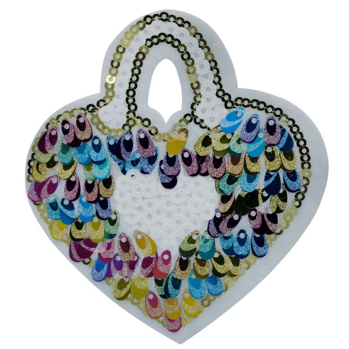 Aadya Crafts Sequines Heart Bag Medium-image-15