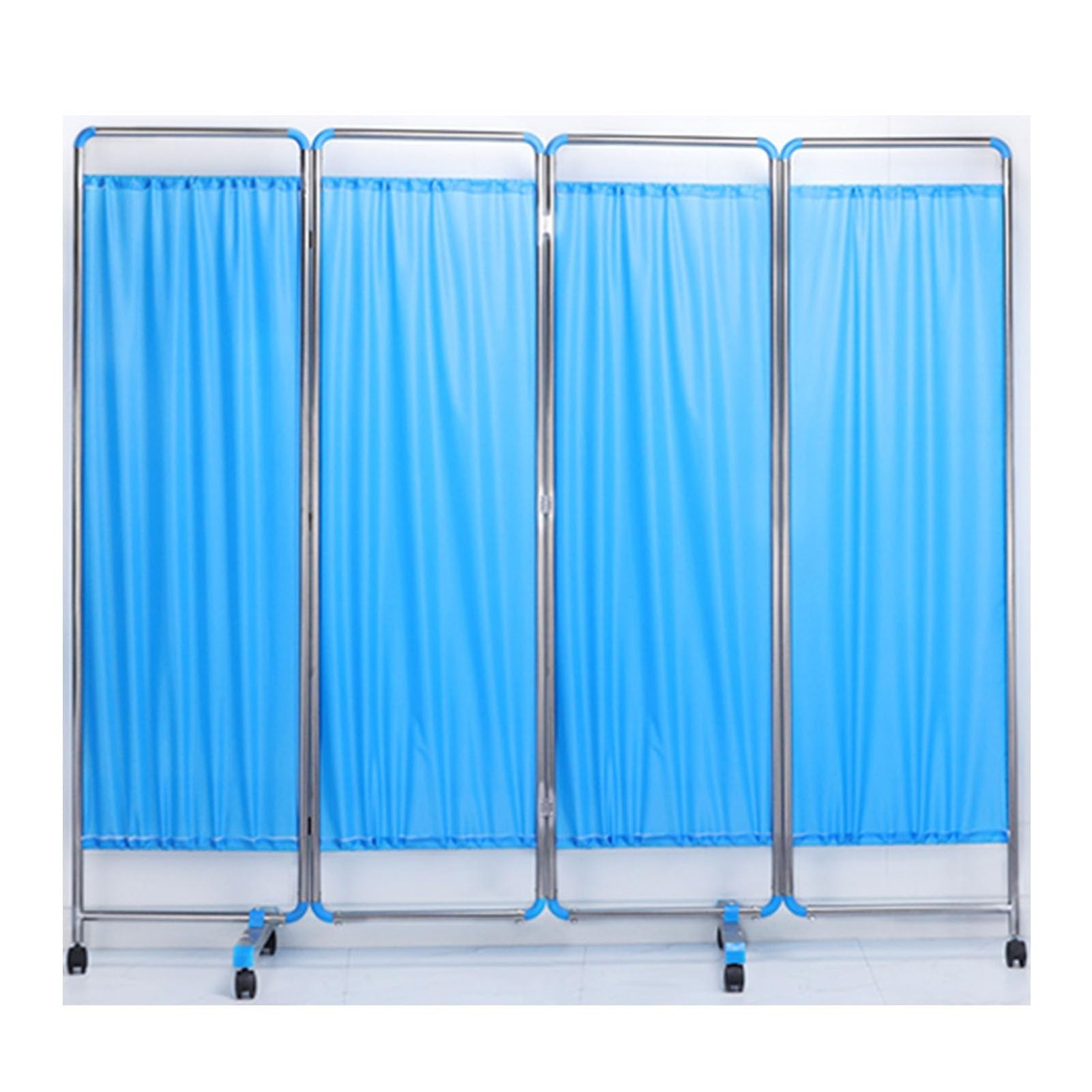 Paravent médical à roulettes et cloison pliable amovible hauteur 180 cm