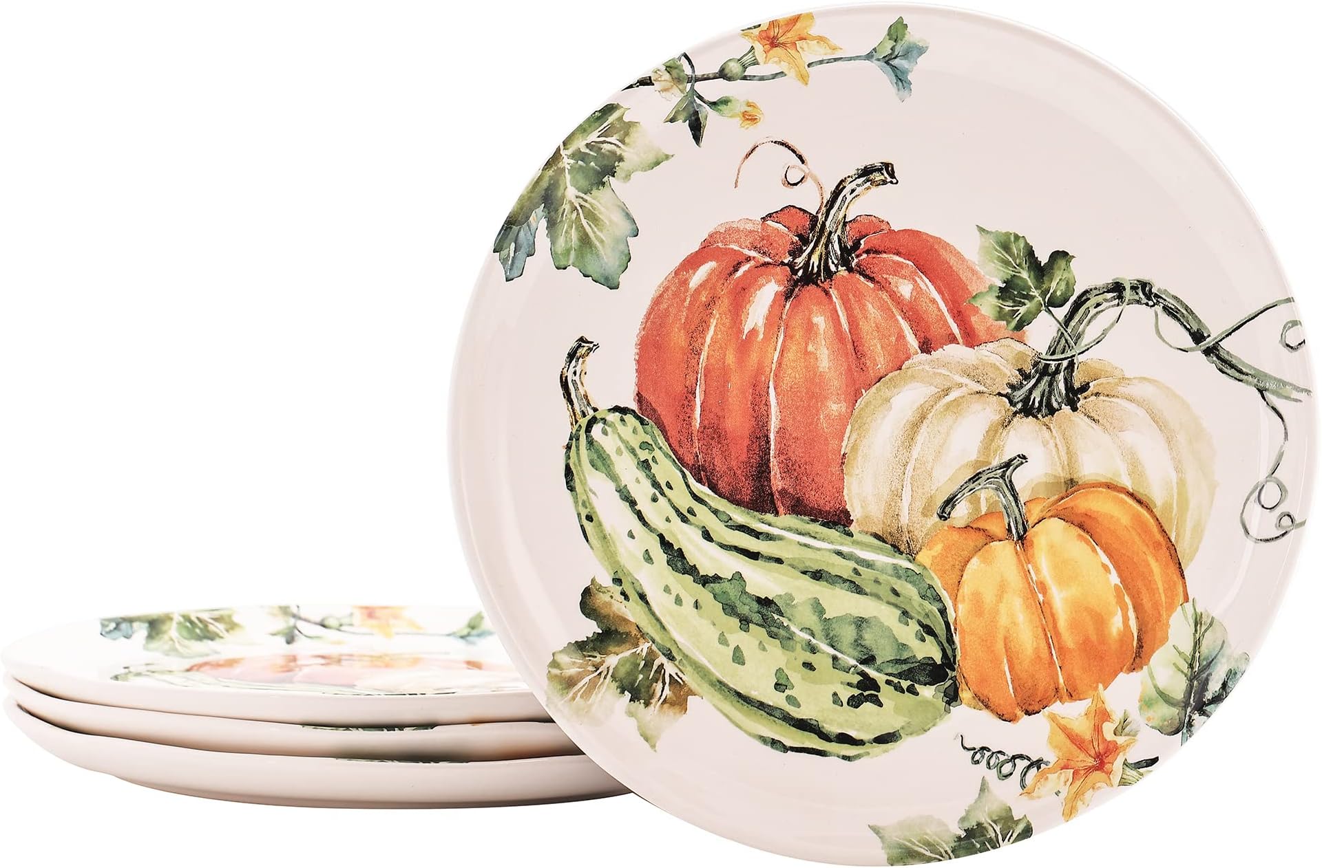 Godinger Dinner Plates Set, Salad Appetizer Dessert Plate