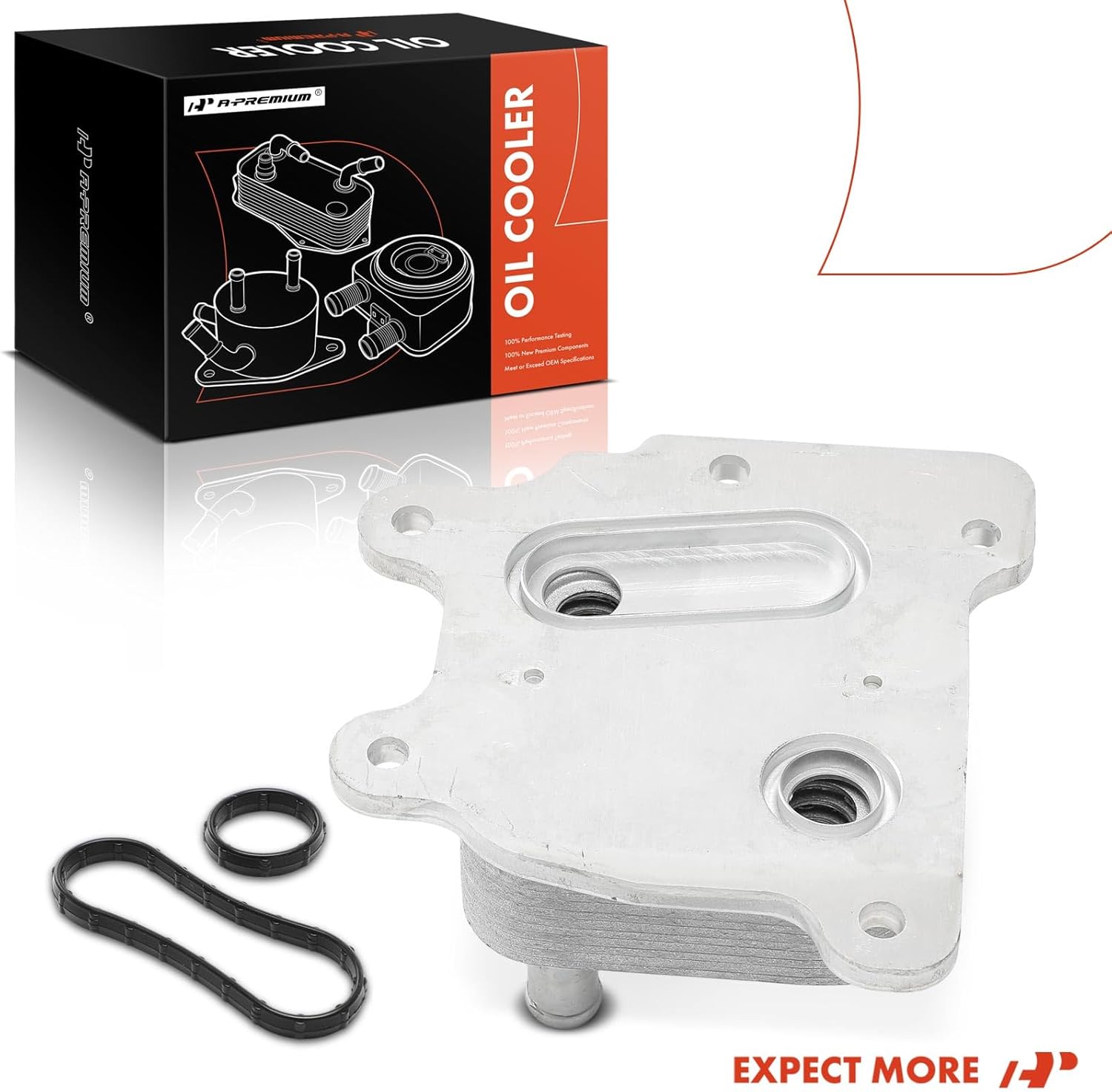 A-Premium Engine Oil Cooler Compatible with Nissan Rogue 2016