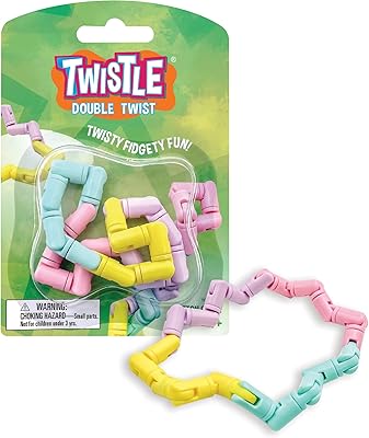 Twistle Double Twist Fidget Sensory Toy - Cotton Candy
