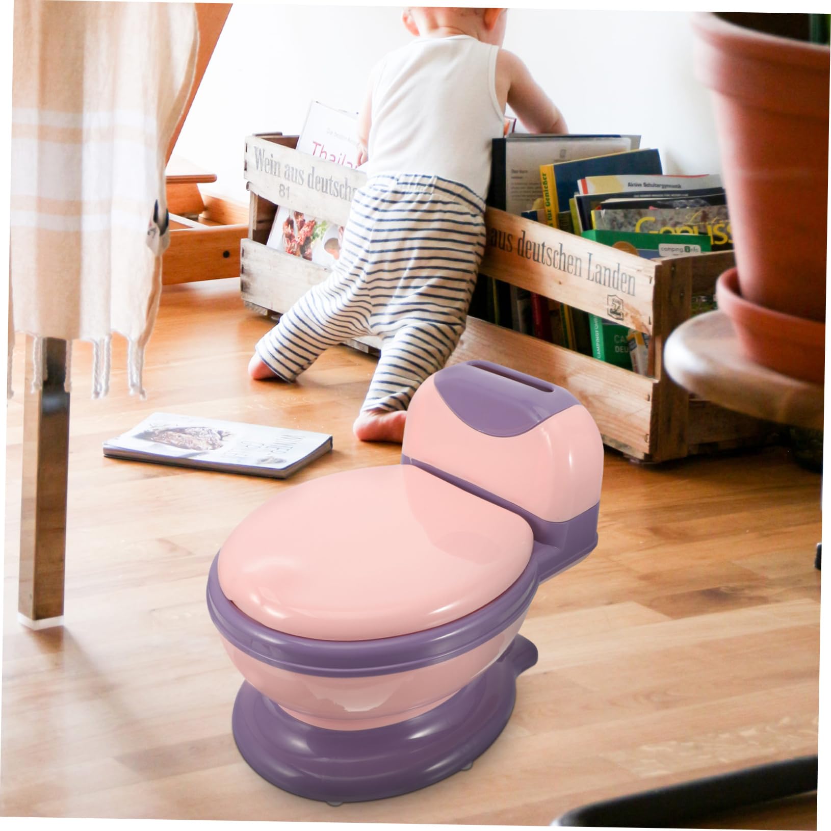 Homoyoyo Orinal Para Pequeños Inodoro De Aprendizaje Realista Ligero y Fácil De Usar