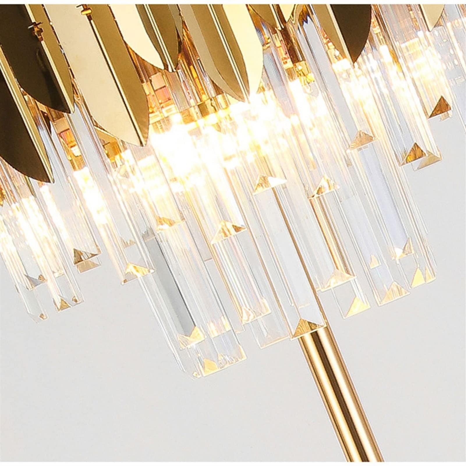 KKXXYQFC Elegante Lampada da in Dorato - Luce LED per Camera da Letto e Soggiorno - Elegante apparecchio di Illuminazione per Interni - Perfetto per l'arredamento della casa