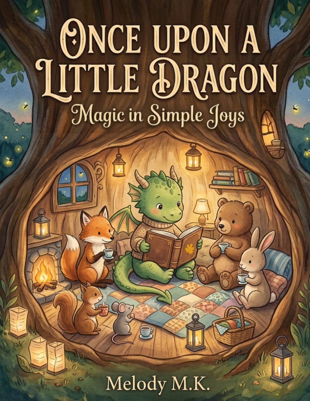 Once Upon a Little Dragon: Magic in Simple Joys (Once Upon a Little Dragon Coloring Book)