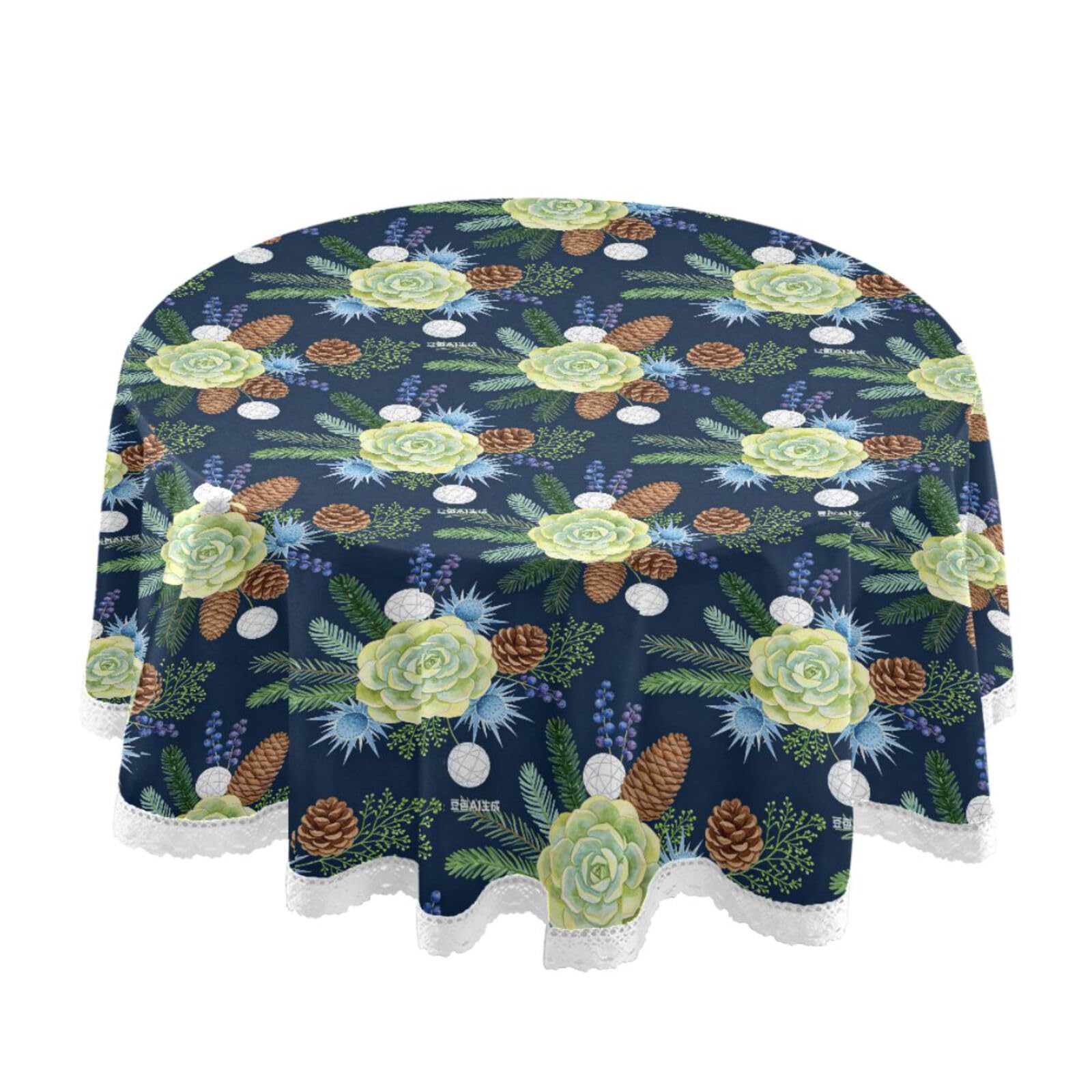 Nappe moderne lavable en machine pour éliminer les taches tenaces sur table de 152cm