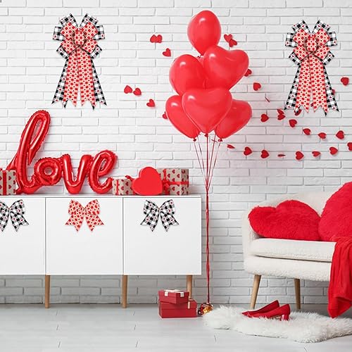 Vista 9 de Hying Cintas de manualidades de boda para lazos de corona, 2.5 pulgadas × 10 yardas con patrón de rayas con borde con alambre, cintas de arpillera