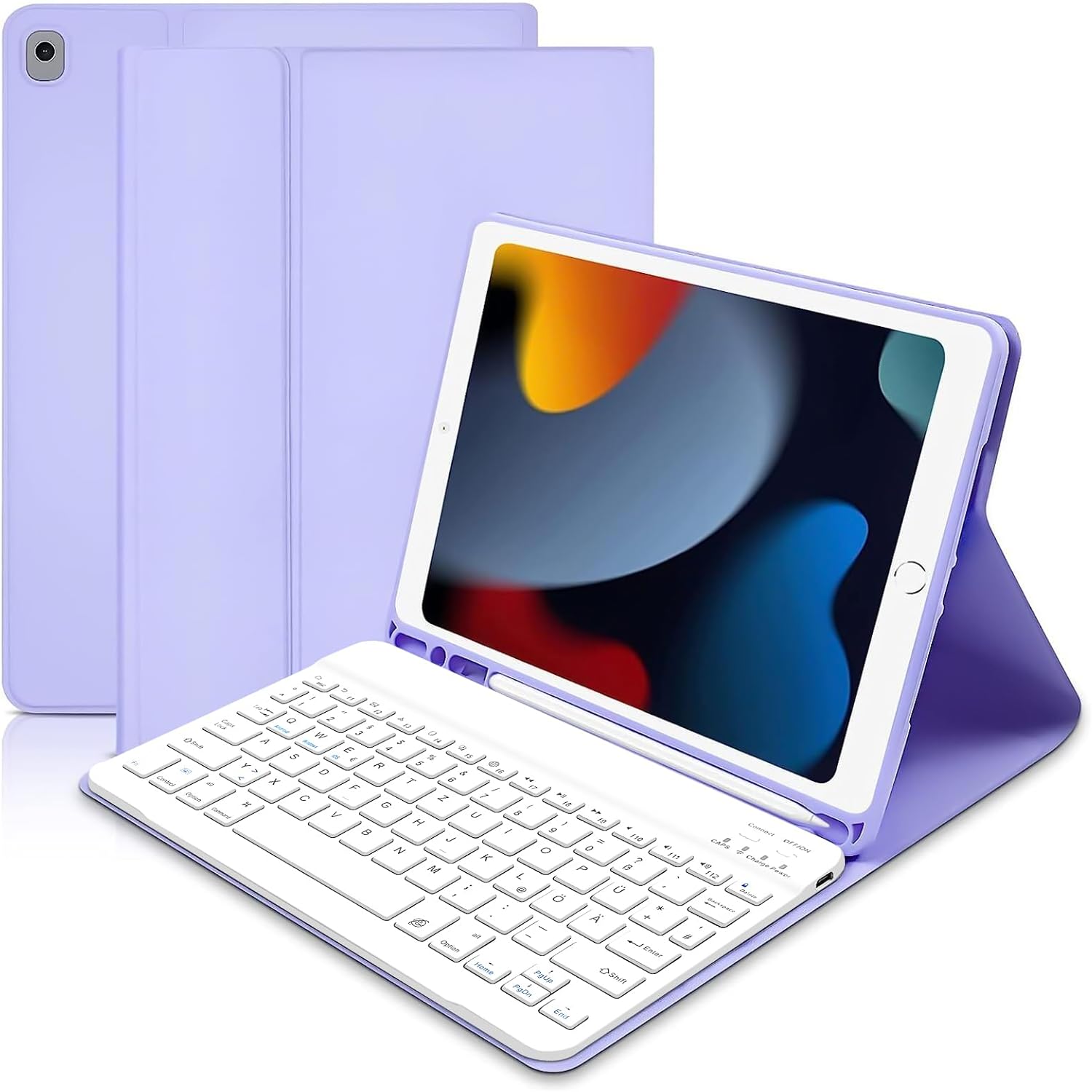 Hülle Mit Tastatur Ipad 9. Generation Hofsos für iPad 9.Generation Hülle mit Tastatur ,Slim Schutzhülle mit