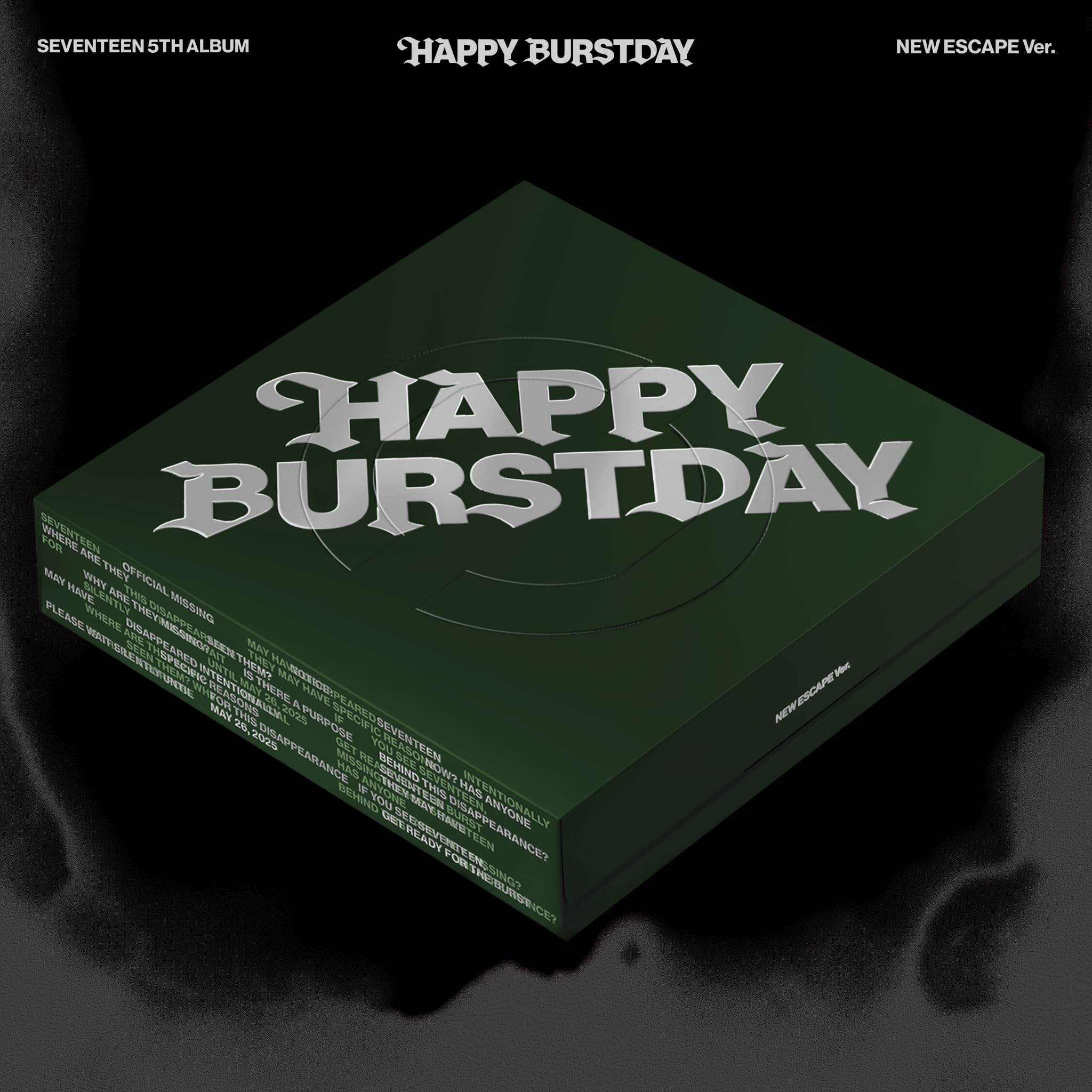 SEVENTEEN 5th ALBUM HAPPY BURSTDAY - NEW ESCAPE Ver.
