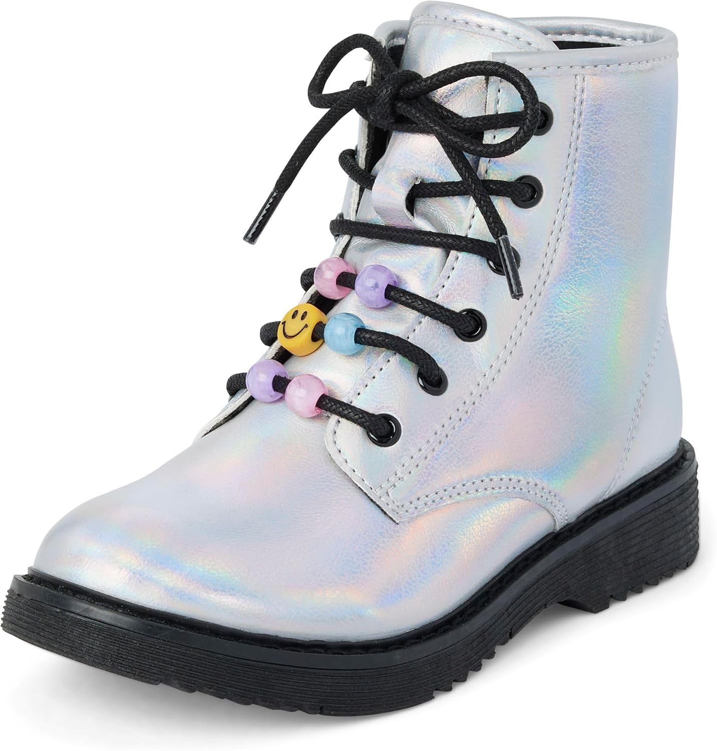 The Children's Place Girls' Girls Lace Up Combat Boots