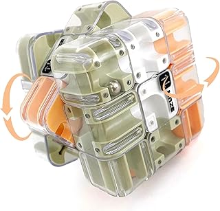 Large Labyrinth 3D Puzzles Maze Cube - Engaging Brain Teaser - 3D Maze Ball, Rubik Race Game, Improve Spatial Recognition, Relieve Stress