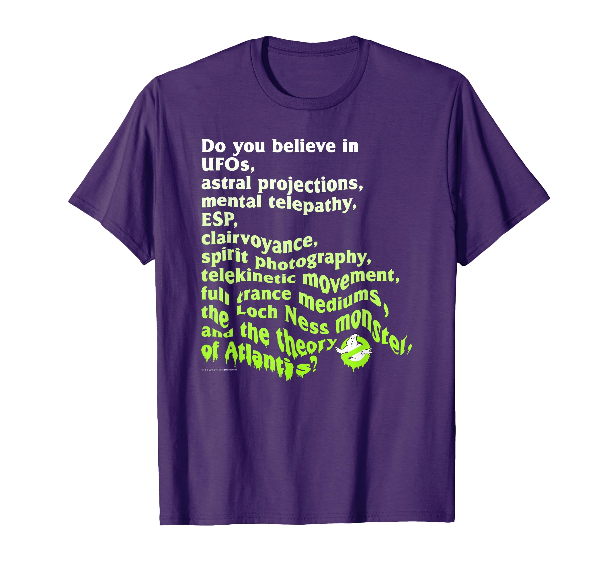 Ghostbusters Do You Believe in Funny Retro Movie T-Shirt