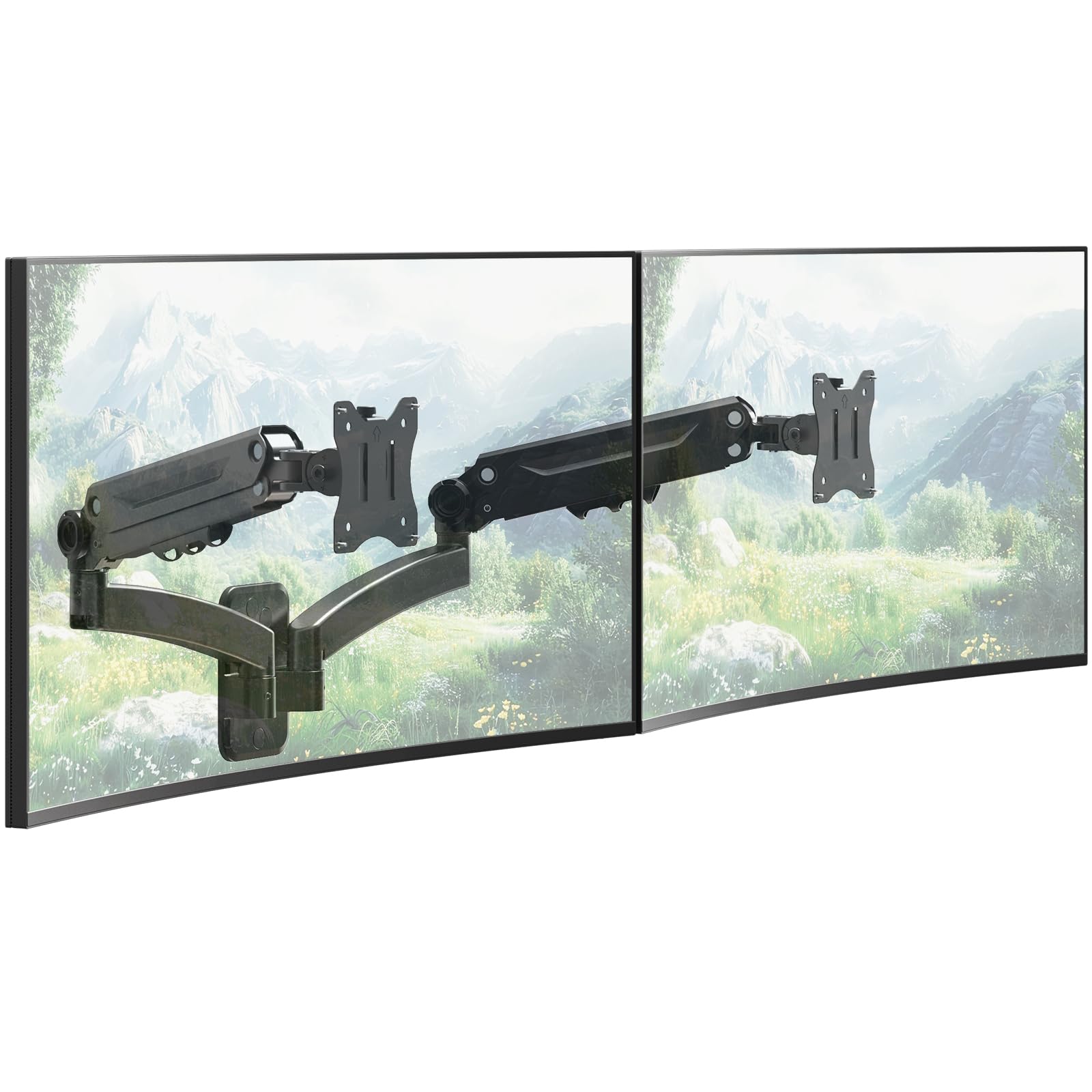 Soporte de Pared para 2 monitores de 24–45'', 12 kg por Brazo
