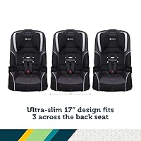 Vista 3 de Safety 1st Crosstown Slim - Asiento de automóvil convertible todo en uno, Mar Profundo Azul (Deep Sea)