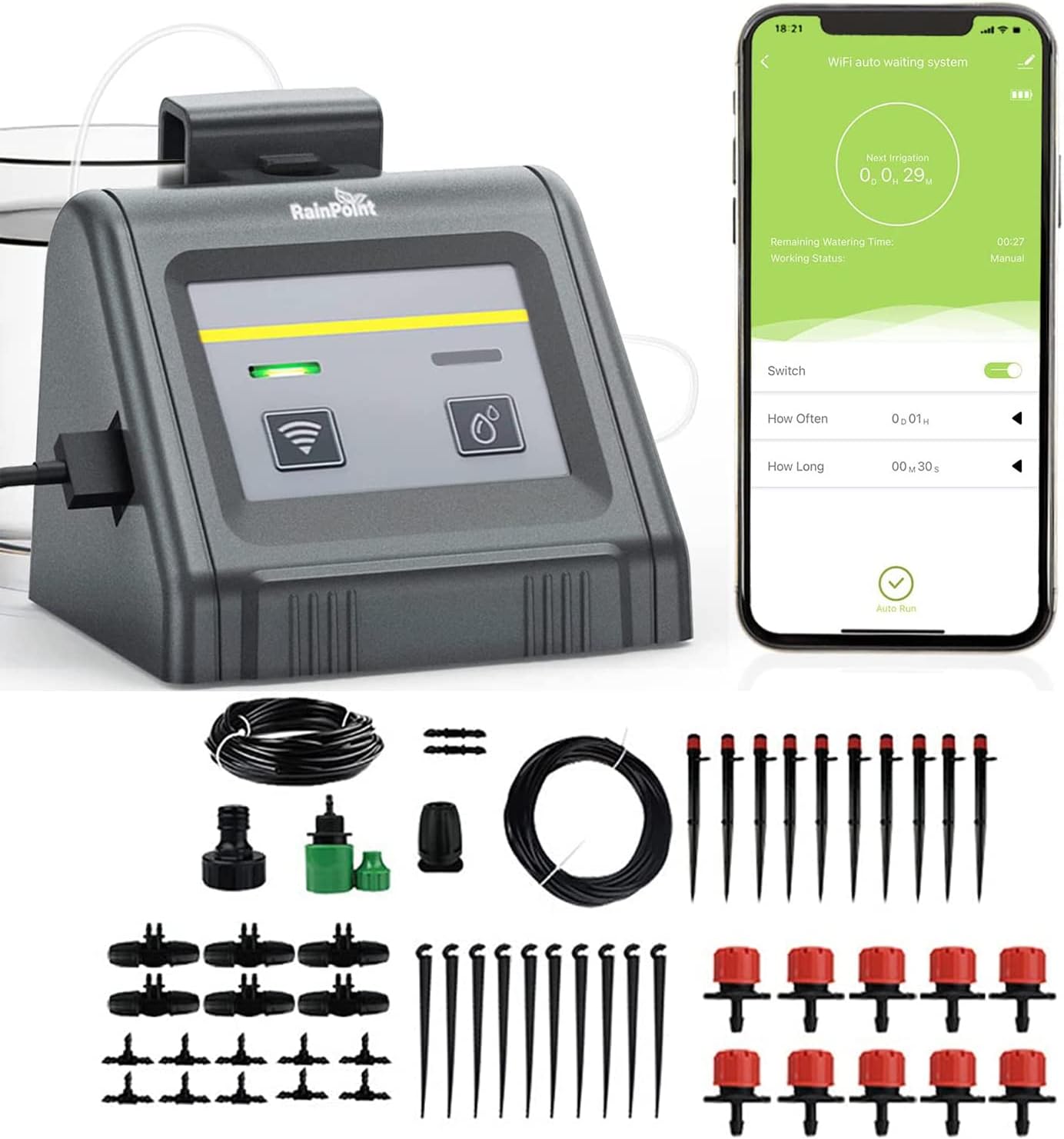 RAINPOINT WiFi Automatic Watering System for Indoor Potted