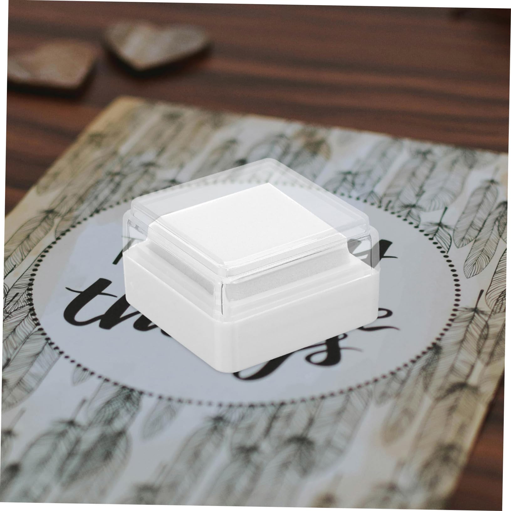 jojofuny 5 Set Tampone Di Inchiostro Vuoto Tampone Di Inchiostro Per Impronte Digitali Goffratura Tamponi Di Inchiostro Artigianali Forniture Per Ufficio Plastica 5 Pezzi*5