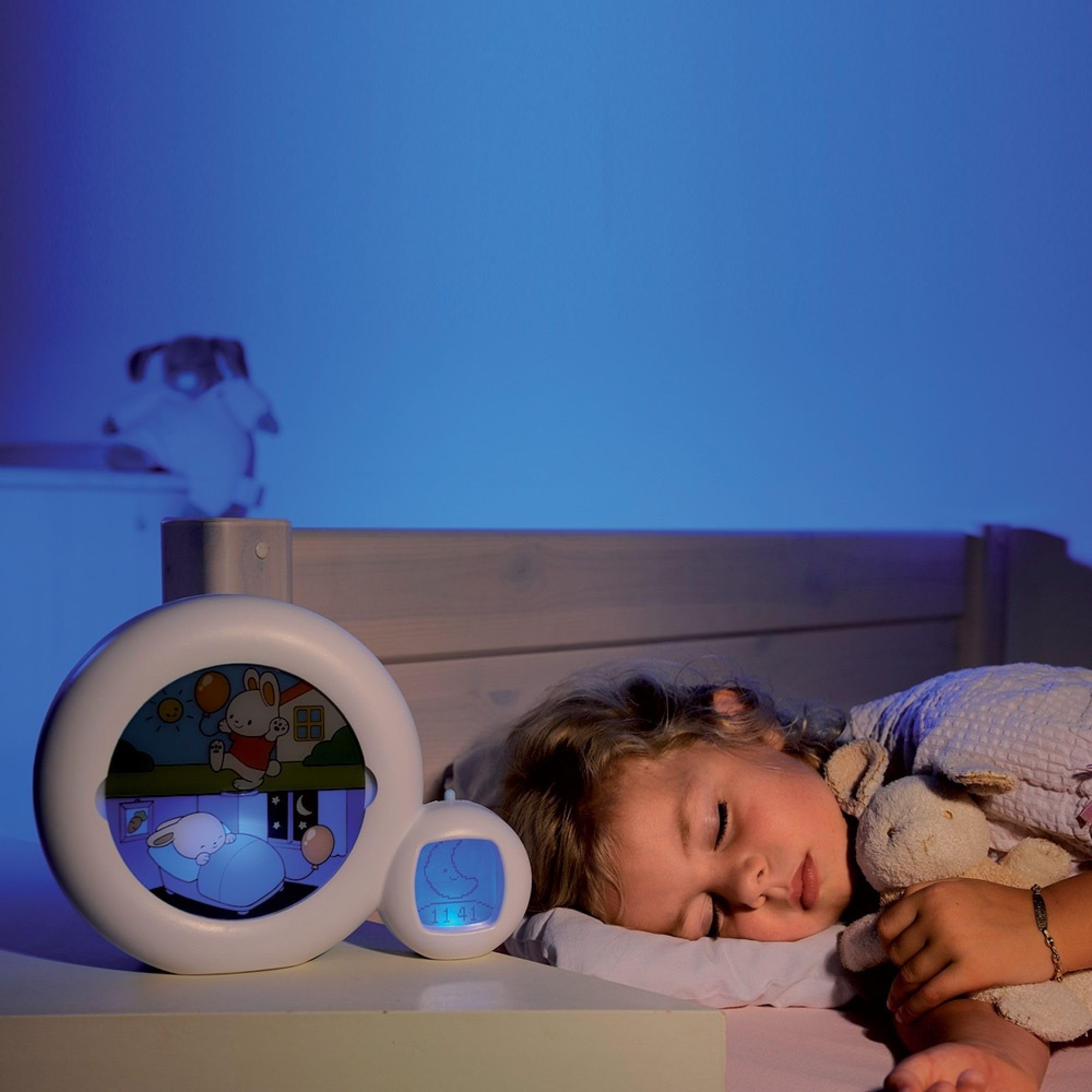 KID SLEEP - Veilleuse bébé réveil musicale évolutive Moon