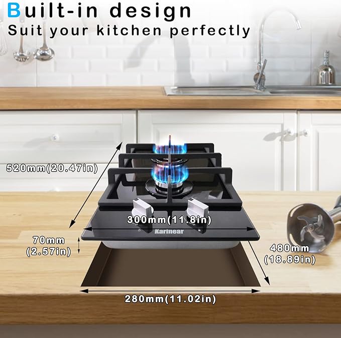 Estufa Vitrocerámica 2 Puestos 24 Pulgadas De Piso 110V miniatura 9