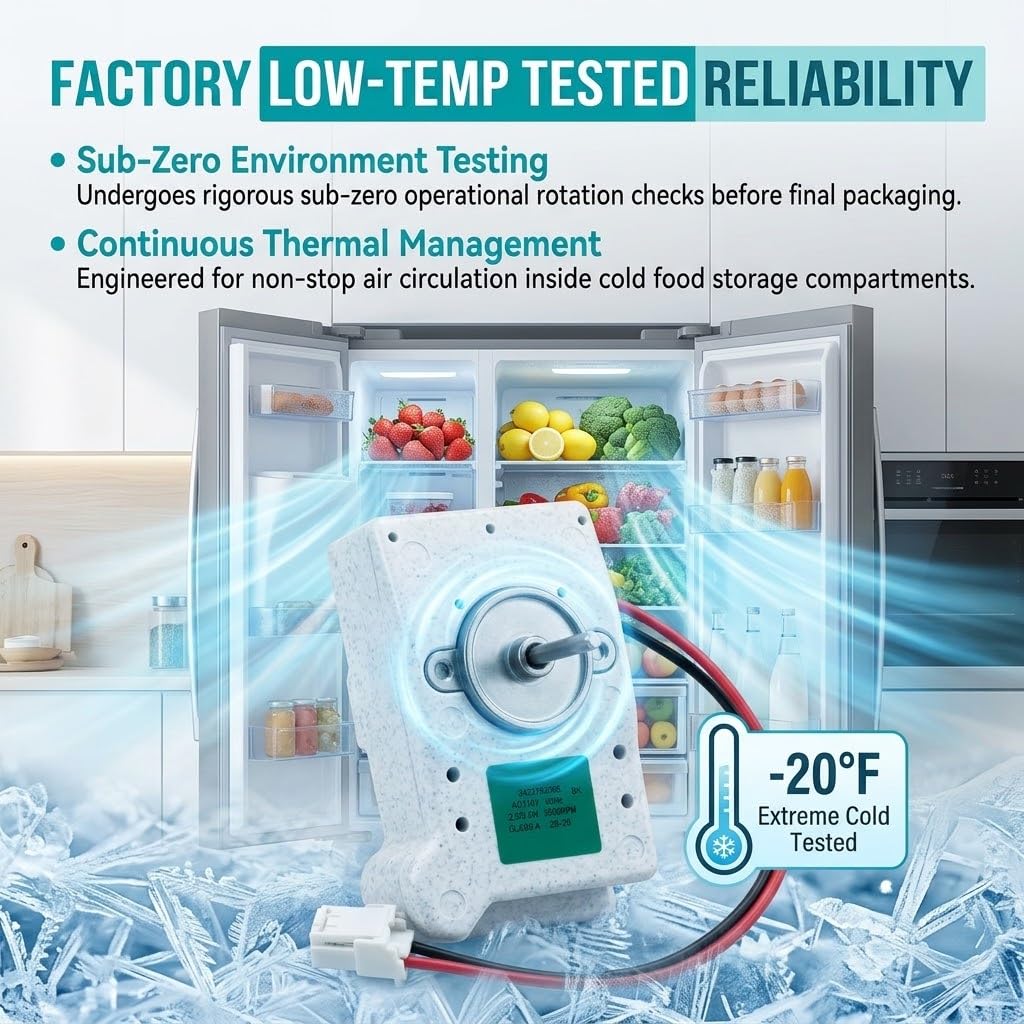 242219206 Refrigerator Evaporator Fan Motor