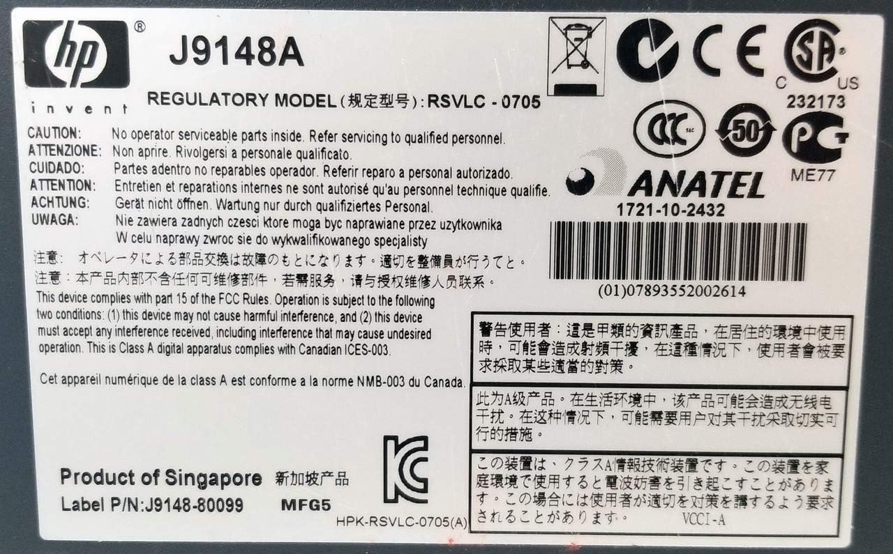 HP Procurve 2910al-48G-PoE Ethernet Switch (J9148A#ABA)