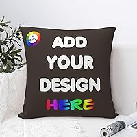 Vista 215 de Funda de almohada personalizada con nombre de texto fotográfico, funda de almohada impresa de dos lados para cumpleaños, Navidad, aniversario