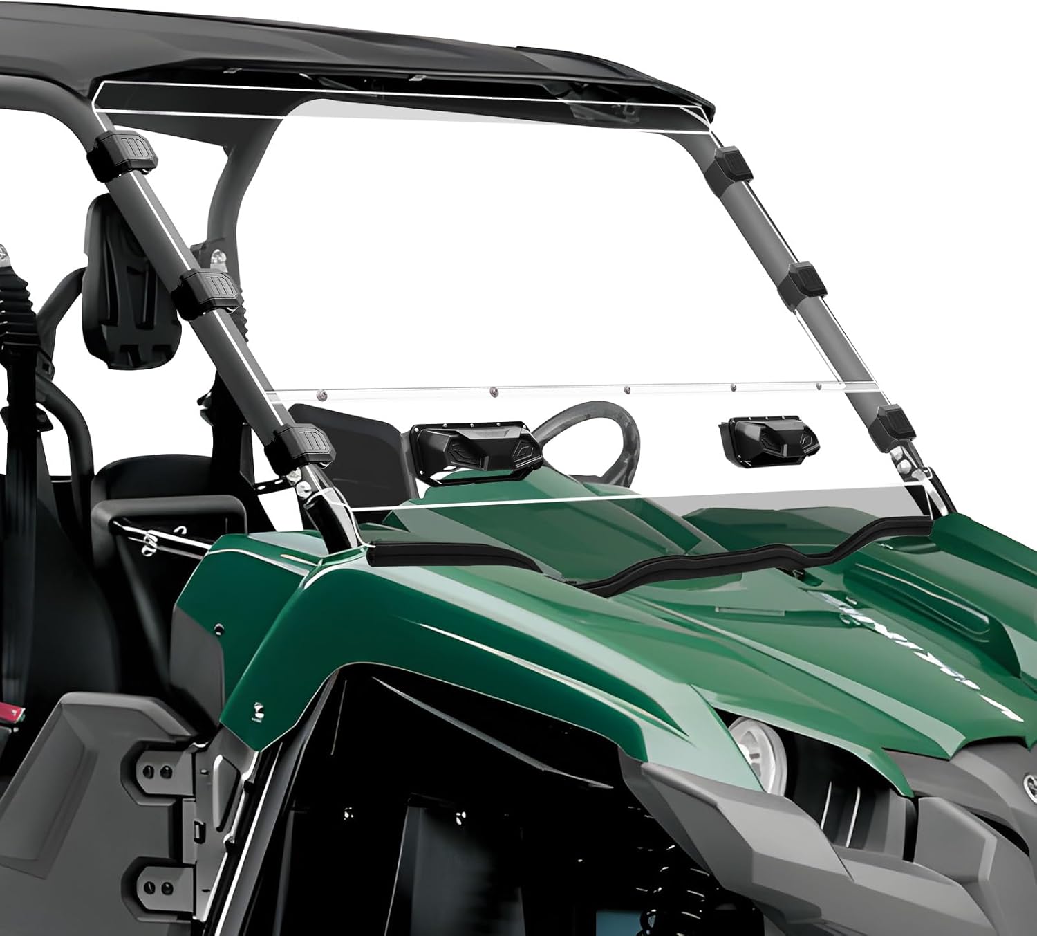 StarknightMT Viking Full Windshield Scratch Resistant Front Windshield Compatible with 2014-2025 Viking/Viking VI Clear Front Window PC Hard Windshield Accessories