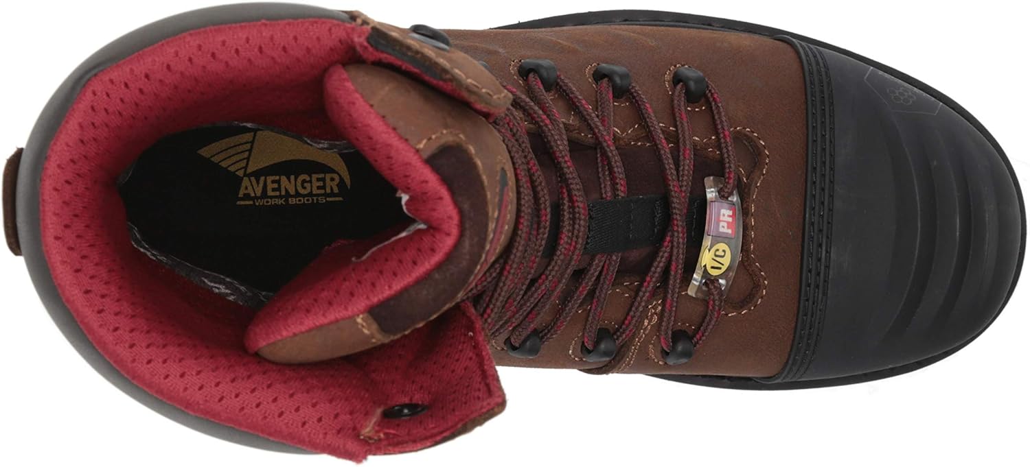 FSI Avenger Men's Hammer 8" 1000g Insulated Waterproof Carbon Toe Puncture Resistant EH Work Boot - Image 5