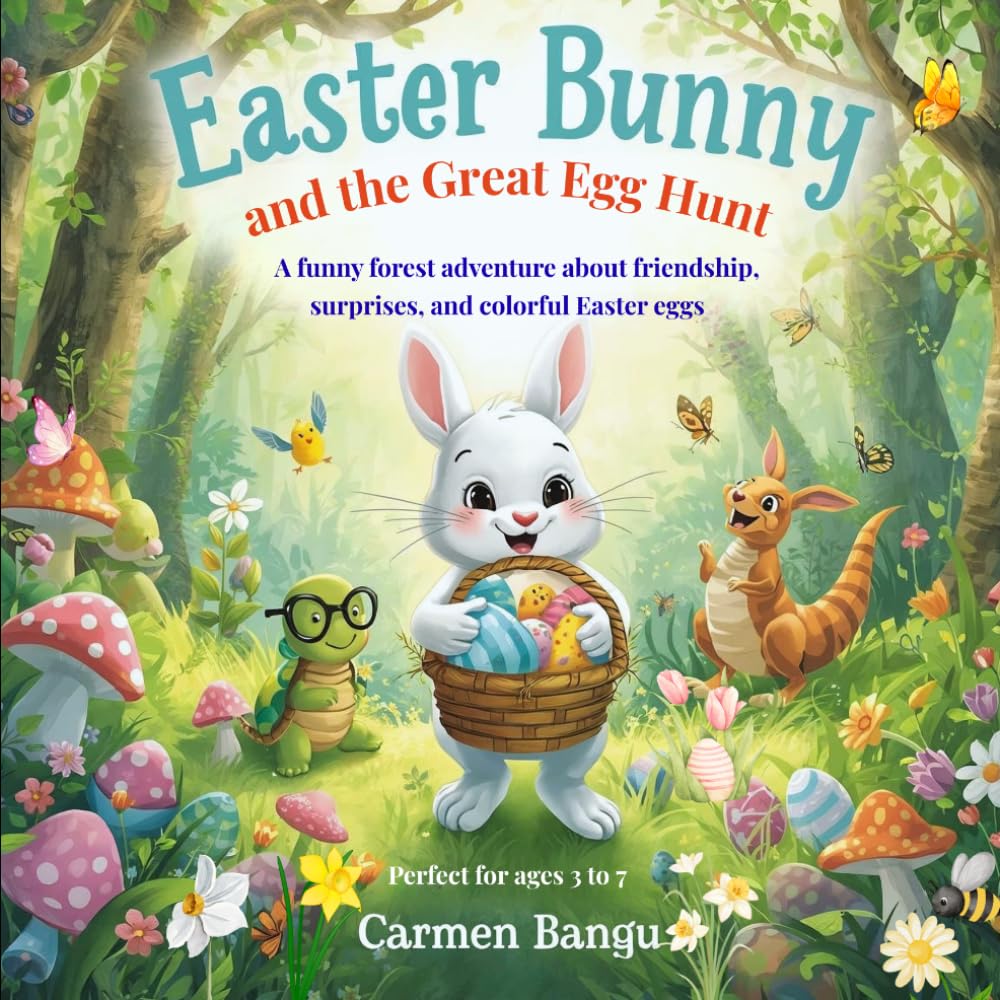 Easter Bunny and the Great Egg Hunt: A funny forest adventure about friendship, surprises, and colorful Easter eggs. Perfect for Ages 3–7.