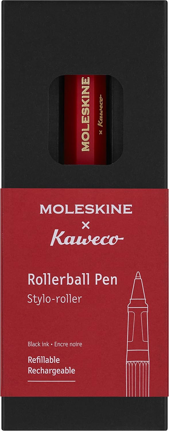 Moleskine x Kaweco Rollerball Refillable Pen in ABS plastic for Writers