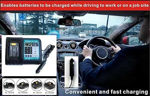 Miniatura 2 de EAGLEWING DC18SE 14.4V-18V Li-ion Níquel Metal Hidruro Óptimo Cargador Automotriz, Azul