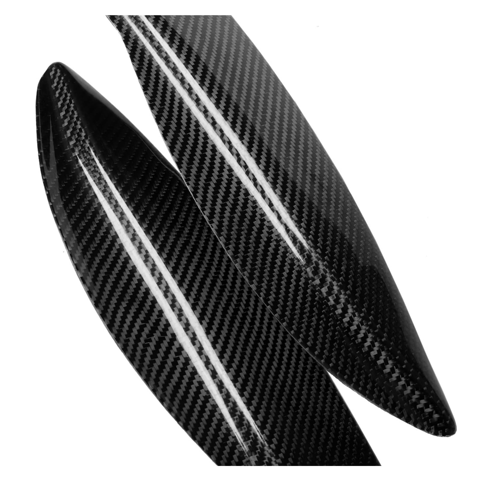 2 sztuki włókna węglowego naklejki na reflektory, brwi, osłona reflektora, wykończenie brwi, Compatible With Jazz 2009 2010 2011 2012