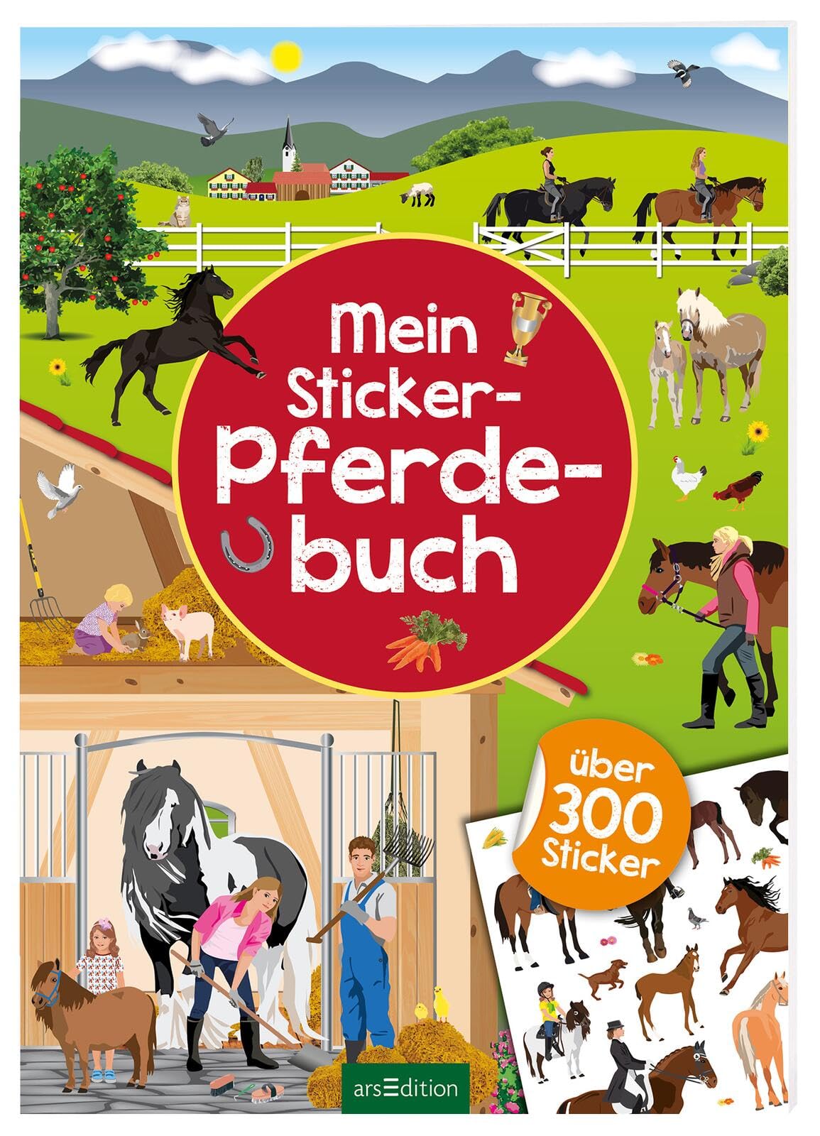 Mein Sticker-Pferdebuch: Über 300 Sticker