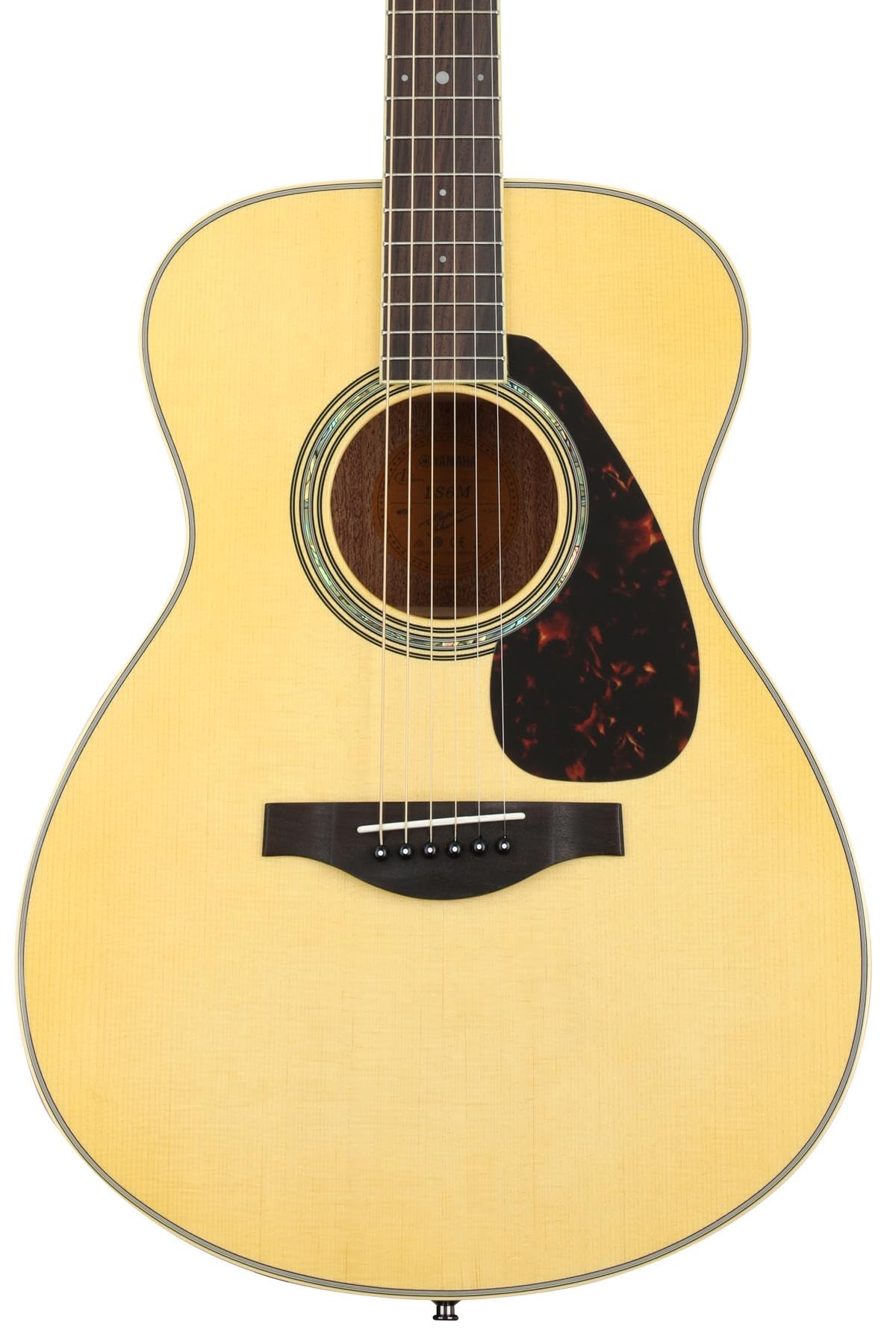 Yamaha L-Series LS6 Concert Size Acoustic-Electric Guitar - Mahogany, Natural