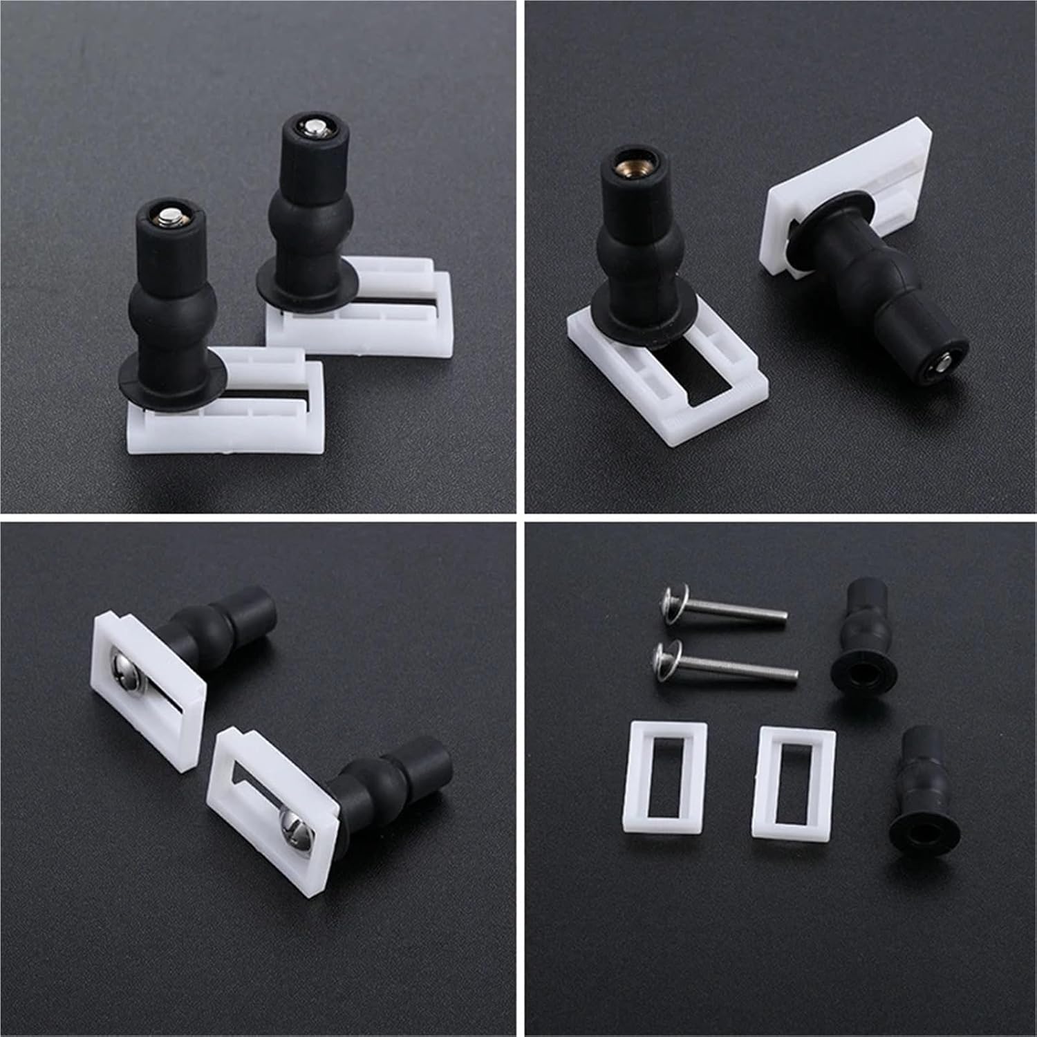 Toilet Cover Fittings Screws Lid Connectors Bolts Accessories Seat Mounting Bathroom Hardware Bath Fixturers(Type 8)