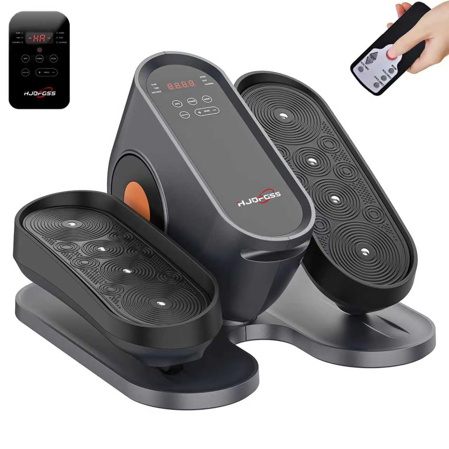 Photo 1 of ***PARTS ONLY***NON FUNCTIONAL***HJDFGSS Under Desk Elliptical Machine, Electric Leg Exerciser While Sitting for Seniors with Remote Control, Quiet Portable Seated Pedal Exerciser, Auto & Manual Mode, 10 Speeds for Home Office?Gray?